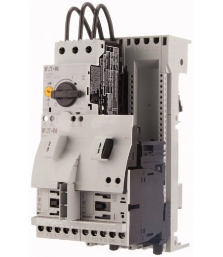 MSC-R-12-M12(230V50HZ)/BBA - Starter nawrotny, 3b, 5.5kW/400V/AC3, 100kA, +adapter na szyny zbiorcze Eaton 102991