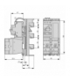 MSC-R-16-M17(230V50HZ)/BBA - Starter nawrotny, 3b, 7.5kW/400V/AC3, 50kA, +adapter na szyny zbiorcze Eaton 102994