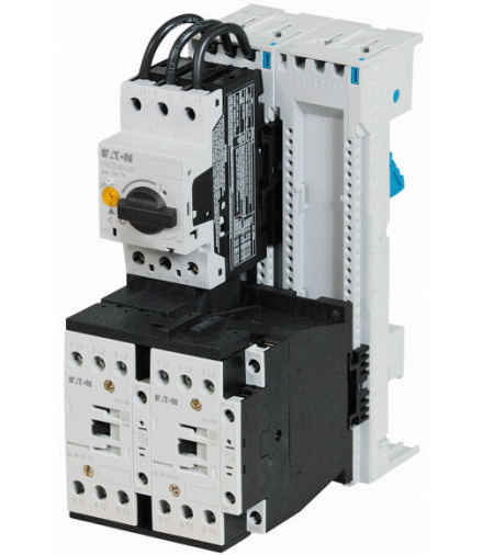 MSC-R-25-M25(230V50HZ)/BBA - Starter nawrotny, 3b, 11kW/400V/AC3, 50kA, +adapter na szyny zbiorcze Eaton 102995