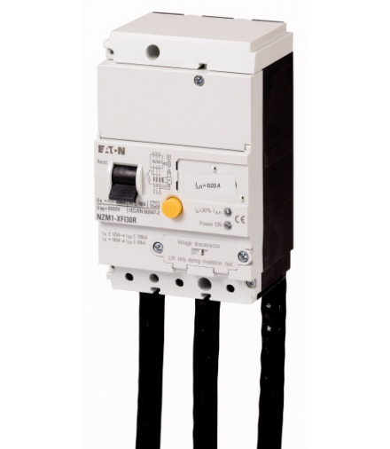 NZM1-XFI300R - Wyzwalacz ziemnozwarciowy, 300mA, 3b, prawy Eaton 104604