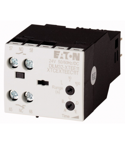 DILM32-XTED11-100(RA24) - Moduł czasowy, 24VAC/DC, 5-100s, o opóźnionym odpadaniu Eaton 104946