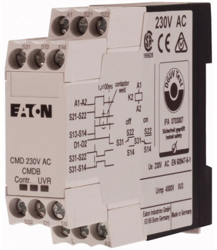 CMD(220-240VAC) - Przekaźnik nadzorujący stycznika, 220-240VAC Eaton 106172