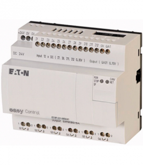 EC4P-221-MRAX1 - Kompaktowy sterownik PLC, 24VDC, 12WEC(z czego 4WEA), 6WYC(R), 1WYA, CAN Eaton 106398