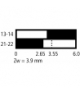 LS4/S11-1/I/ZB - Łącznik krańcowy bezpieczeństwa, wąskie, 1zz+1zr, tworzywo sztuczne, + element uruchamiający ZB Eaton 106857