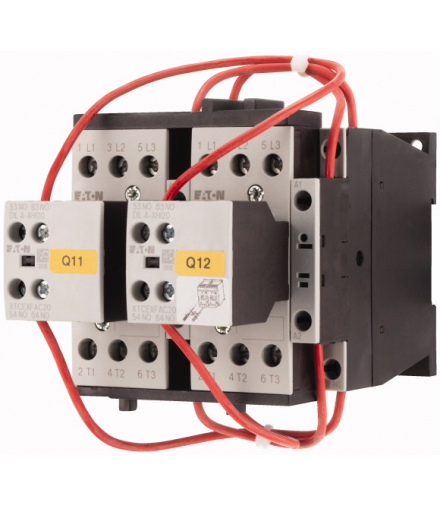 DIULM25/21(RDC24) - Kombinacja styczników nawrotnych, 3b, +2zz wolny, 11kW/400V/AC3 Eaton 107025