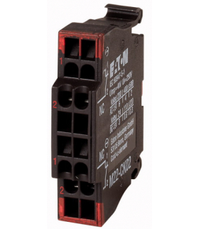 M22-CK02 - Element stykowy, Cage Clamp, Mocowanie do płyty czołowej, 2 R, 24 V 3 A, 220 V 230 V 240 V 4 A Eaton 107899