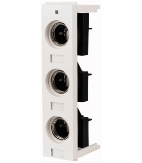 DII-SO/25/3-R - Gniazdo zabezpieczające konika, 25A, 500 V, DII/E27, 45mm Eaton 107965