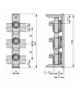 DIII-SO/63/3-R - Gniazdo zabezpieczające konika, 63A, 690 V, DIII/E33, 54mm Eaton 107966