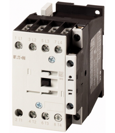 DILMP32-10(230V50HZ,240V60HZ) - Stycznik mocy, 4-biegunowe, Praca AC, AC-1: 32 A, 1 zestyk zwierny, 230 V 50 Hz, 240 V 60 Hz, Za