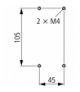 DILMP80(24V50/60HZ) - Stycznik mocy, 4-biegunowe, Praca AC: 80 A, 24 V 50/60 Hz, Zaciski śrubowe Eaton 109886