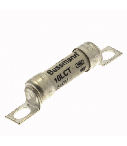 10AMP 240V AC BS88 FUSE - Wkładka bezpiecznikowa, Wysoka prędkość, 10 A, AC 240 V, DC 150 V, 200 kA, BS88, 9 x 47 mm, aR, BS Eat