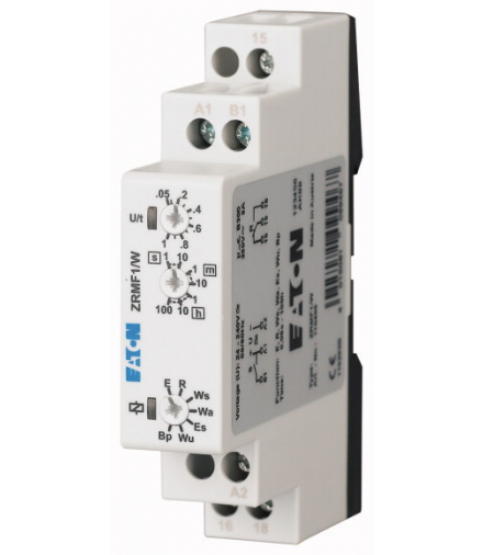 ZRMF1/W - Przekaźnik czasowy wielofunkcyjny, 7 funkcje, 1 zestyk przełączny Eaton 110406