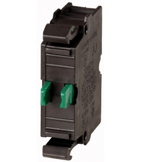 M22-K10P - Element stykowy, Zaciski śrubowe, Mocowanie do płyty czołowej, 1 zestyk zwiernyF, 24 V 3 A, 220 V 230 V 240 V 6 A Eat