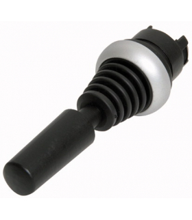 M22-WJ4-2P - Joystick, z 2 punktami przełączenia na każdy kierunek naciskania, z plastikową osią, 4 położenia, Pierścień czołowy