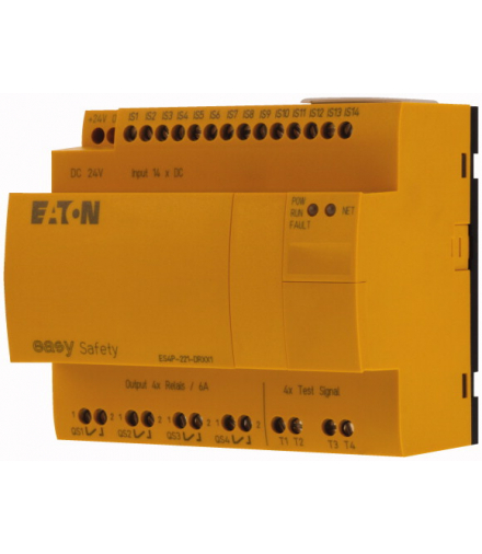 ES4P-221-DRXX1 - Przekaźnik bezpieczeństwa, 24VDC, 14WEC, 4WYC-przekaźnik, easyNet Eaton 111018