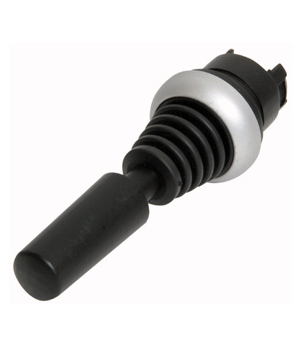 M22-WJ2H-2P - Joystick, z 2 punktami przełączenia na każdy kierunek naciskania, z plastikową osią, 2 położenia, Pierścień czołow