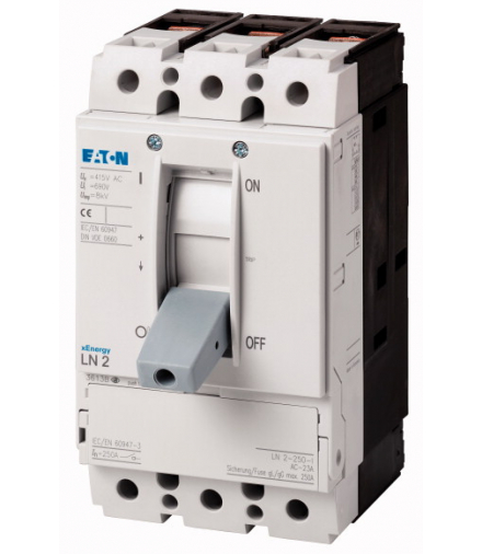 LN2-250-I - Rozłącznik izolacyjny, 3b, 250A, wielkość konstrukcyjna 2 Eaton 112004