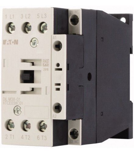 DILM38-01(RDC240) - Stycznik mocy, 3b+1ZR, 18.5kW/400V/AC3 Eaton 112473