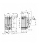 NZMH2-A160-FIA30 - Łącznik mocy, 3b, 160A, +Ochrona przed prądem uszkodzeniowym, 30mA, uniwersalny Eaton 112627