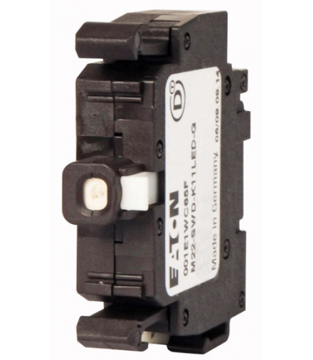 M22-SWD-K11LED-W - Element funkcyjny przycisku podświetlanego, SWD, 1W, LED, biały, mocowanie do płyty czołowej Eaton 115972