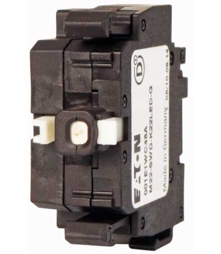 M22-SWD-K22LED-B - Element funkcyjny przycisku podświetlanego, SWD, 2W, LED, niebieski, mocowanie do płyty czołowej Eaton 115979