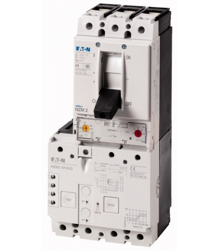 NZMH2-A160-FIA30-BT - Łącznik mocy, 3b, 160A, wytrzymałe wykonanie, +Ochrona przed prądem uszkodzeniowym, 30mA, uniwersalny Eato