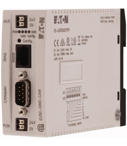 EU5C-SWD-CAN - Bramka, SWD, 99 urządzeń SWD w CANopen Eaton 116307