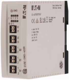 EU5E-SWD-4D2R - Modul We/Wy, SWD, 24VDC, 4WEC, 2WYC-przekaźnik, 3A Eaton 116383
