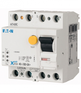 dRCM-40/4/03-G/A+ - Cyfrowy przełącznik FI, 40A, 4b, 300mA, typ G/A Eaton 120837
