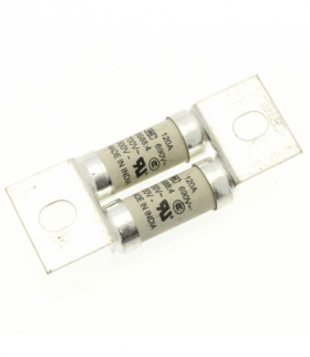 120A 690V AC TYPE T FUSE - Wkładka bezpiecznikowa, Wysoka prędkość, 120 A, AC 690 V, DC 500 V, 200 kA, BS88, 37 x 94 mm, aR, BS 