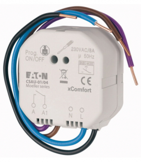 CSAU-01/04 - Odbiornik sterujący, bezpotencjałowe, 8A, 230VAC Eaton 121080