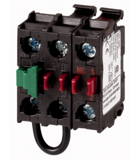 M22-KC02SMC10 - Samomonitorujące elementy stykowe, Zaciski śrubowe, Mocowanie podłogowe, 1 zestyk zwierny, 2 R, 24 V 3 A Eaton 1
