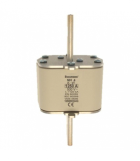 500V 1250A NH4 FUSE gG - Wkładka bezpiecznikowa, Niskie napięcie, 1250 A, AC 500 V, 120 kA, NH4, gL/gG, IEC, sygnalizator pojedy