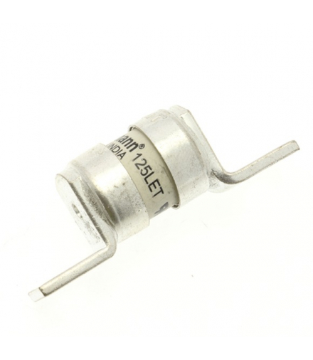 125A 240V AC BS88 FUSE - Wkładka bezpiecznikowa, Wysoka prędkość, 125 A, AC 240 V, DC 150 V, 200 kA, BS88, 18 x 56 mm, aR, BS Ea