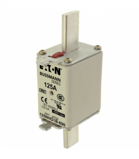 NH FUSE 125AMP 690V gG SIZE 1 - Wkładka bezpiecznikowa, Niskie napięcie, 125 A, AC 690 V, 120 kA, NH1, gL/gG, IEC, sygnalizator 