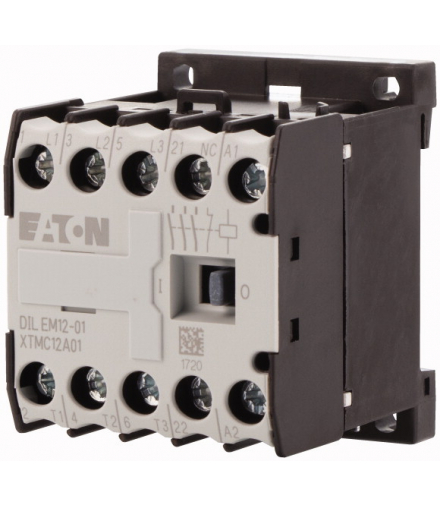 DILEM12-01(24V50HZ) - Stycznik mocy, 3b+1ZR, 5.5kW/400V/AC3 Eaton 127083
