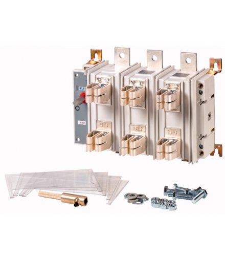 QSA630-3/3 - Rozłącznik bezpieczeństwa, 3-biegunowe, montaż pośredni, 630 A, NH3 Eaton 1318542