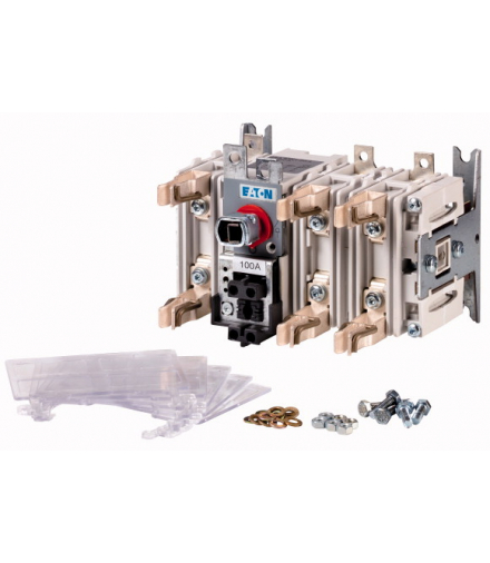 QSA100N1-00/3 - Rozłącznik bezpieczeństwa, 3-biegunowe, montaż pośredni, 100 A, NH000/NH00 Eaton 1318546