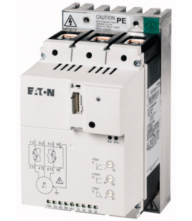 DS7-34DSX055N0-D - Softstarter, 55 A, 200 - 480 V AC, 24 V DC, Wielkość gabarytowa: FS3, Interfejsy komunikacyjne: SmartWire-DT 