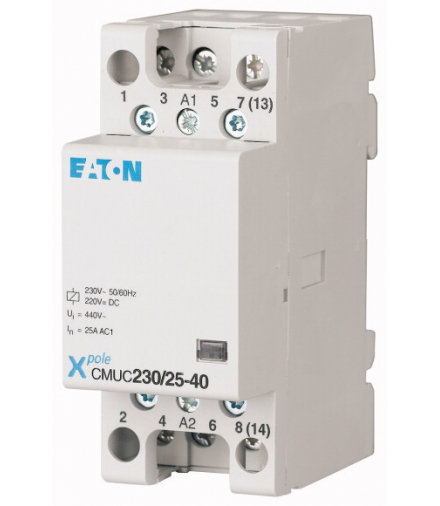 CMUC230/25-40 - Stycznik instalacyjny z cewką AC/DC Eaton 137309