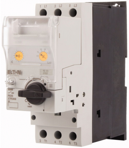 PKE65/XTU-65 - Wyłącznik silnikowy, Kompletne urządzenie z pokrętłem standardowym, Elektroniczny, 16 - 65 A, z wyzwalaczem przec