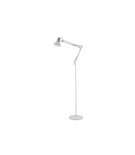 Lampa podłogowa ARTEMIA F,2409,AC220-240V,50/60Hz,1*E27, max.40W, IP20, śr.16,3cm,pojedyncza biała GTV LP-ART-F-E27-00-DEC