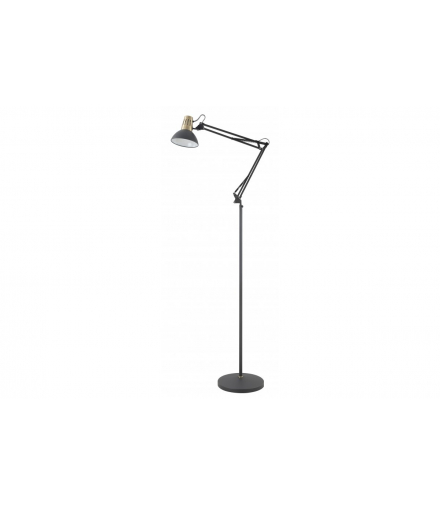 Lampa podłogowa ARTEMIA F,2355,AC220-240V,50/60Hz,1*E27, max.40W, IP20, śr.16,3cm,pojedyncza czarna GTV LP-ART-F-E27-10-DEC