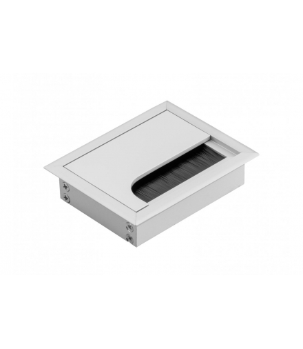 Przepust kablowy Merida, 80x100mm, anodowany na czarno GTV LB-80X100-20