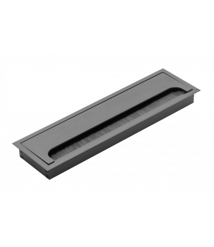Przepust kablowy Merida, 80x280mm, anodowany na czarno GTV LB-80X280-20