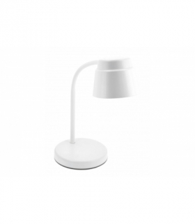 Lampka biurkowa Helin, 6W, 350lm, AC220-240V, 3-CCT, PF 0,5, RA 80, Biała GTV LB-HEL6W-00-DEC