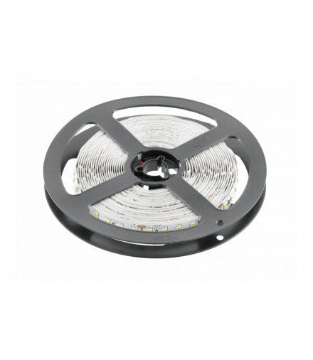 Taśma Flash 24V 2835, 600 LED ciepły biały, 78W, bez żelu 10mm, Rolka 5m (2 kable) GTV LD-2835-24V-600-20-CB