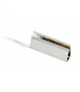 Klip stalowy oświetlający do półki szklanej 0.6W/12V, 3 led 5050 RGB GTV LD-3KL6-RGB