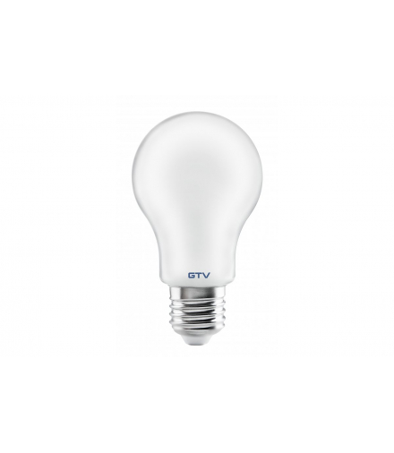 Żarówka LED,FILAMENT MLECZNY,A60,3000K,E27,8W,800lm,AC220-240V/50-60Hz,RA 80,360° GTV LD-A60FL8M-30