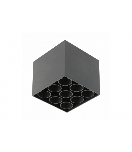 Oprawa LED ARTEMIDA,20W,1920lm,AC220-240V,50/60 Hz,PF 0,9,Ra≥80,IP20,IK08,4000K,38°,kwadrat,czarny GTV LD-ATM20WCK-NB
